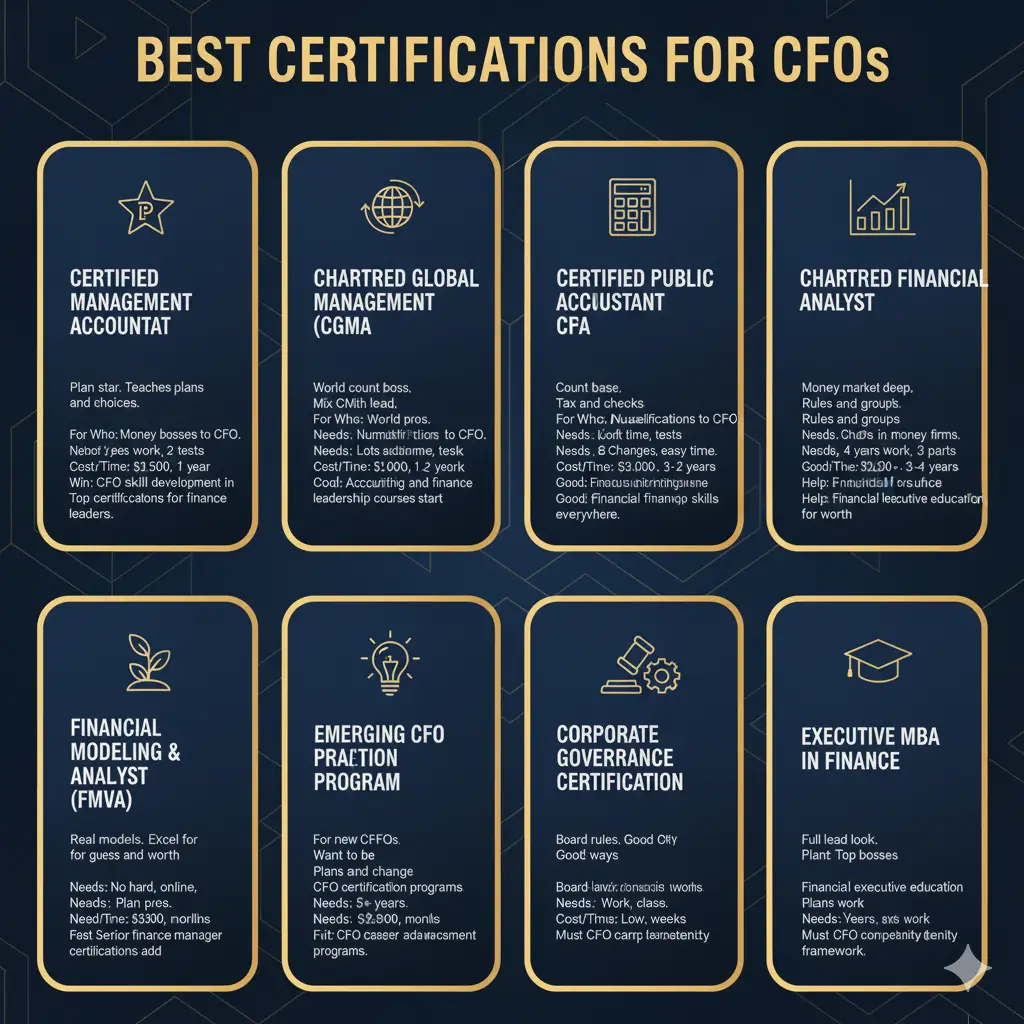 Best Certifications for CFOs