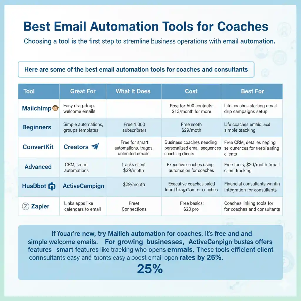 Best Email Automation Tools for Coaches