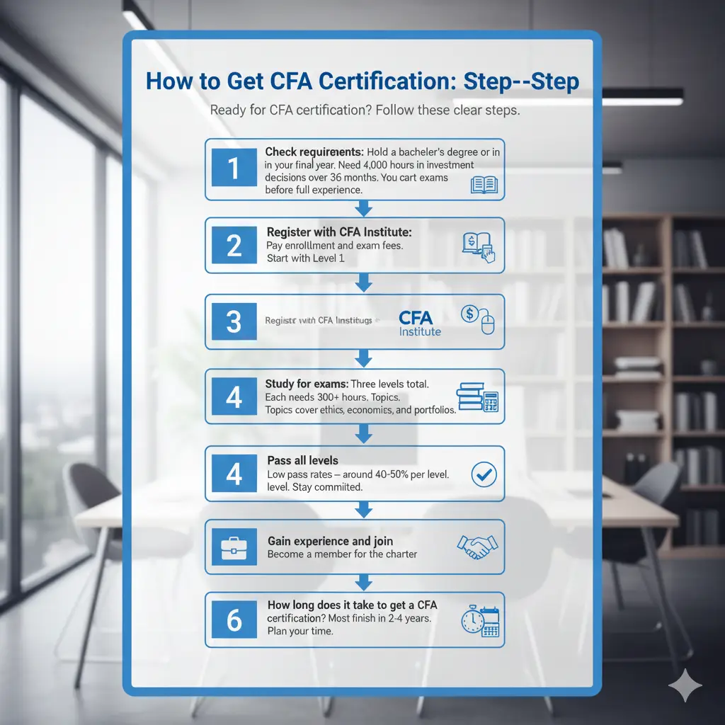 How to Get CFA Certification: Step-by-Step