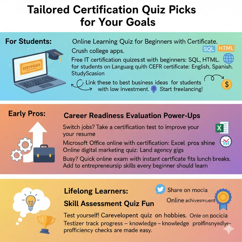 Tailored Certification Quiz Picks for Your Goals