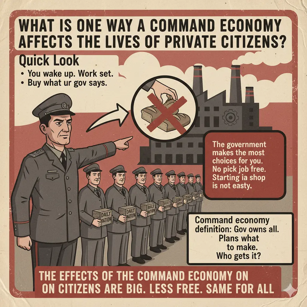 What Is One Way A Command Economy Affects The Lives Of Private Citizens? Quick Look