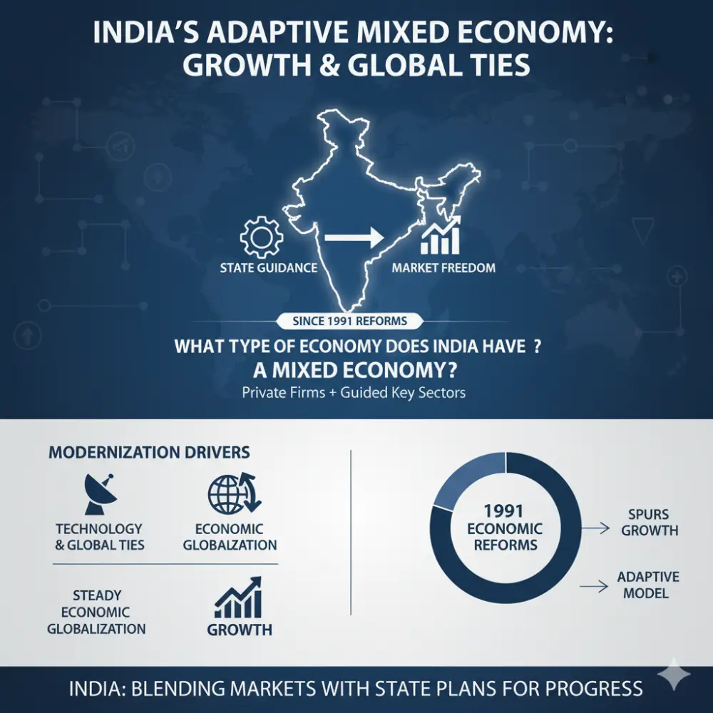What Type of Economy Does India Have?