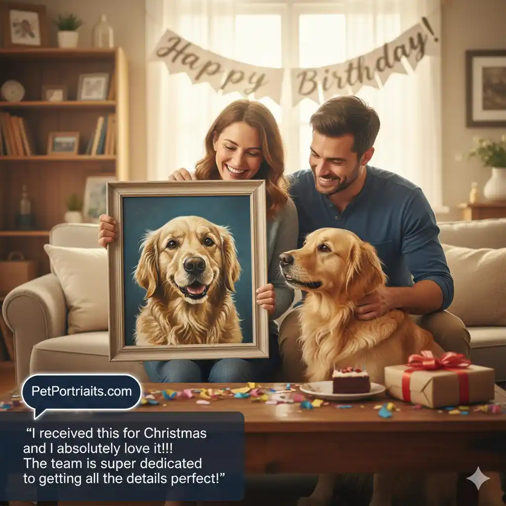 Why Choose Custom Pet Portrait Gifts for Birthdays