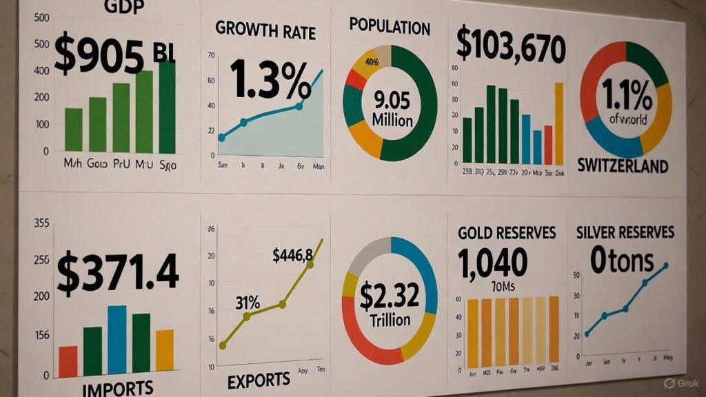 Switzerland economy trade dynamics chart