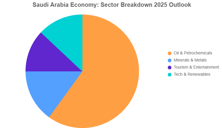 Saudi Arabia Economy sector breakdown 2025 outlook