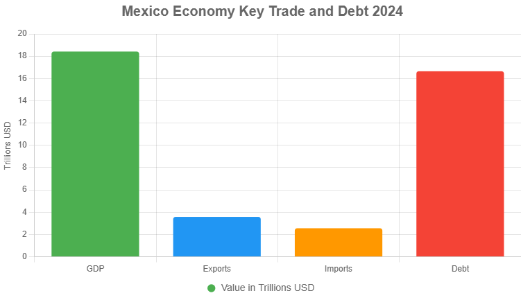 Mexico Economy keyw trends and debt