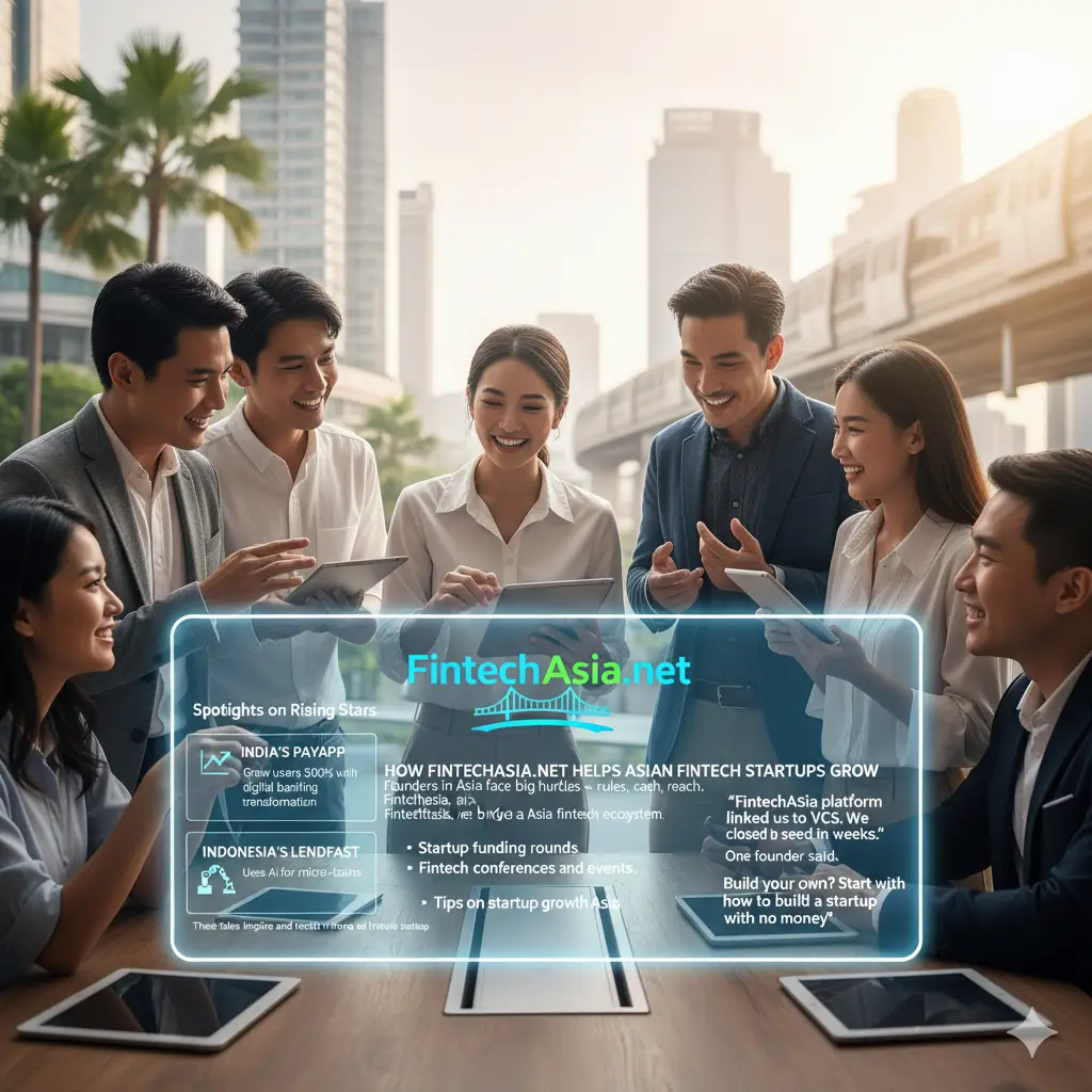 FintechAsia.net is your bridge to growth in the Asia fintech ecosystem! Find startup funding rounds, growth tips, and success stories like India's PayApp & Indonesia's LendFast. Get connected.