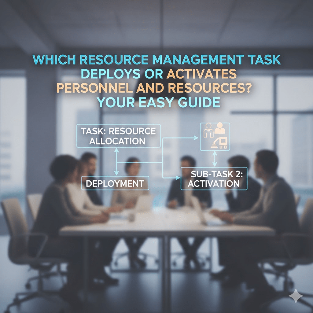Which Resource Management Task Deploys or Activates Personnel and Resources? Your Easy Guide