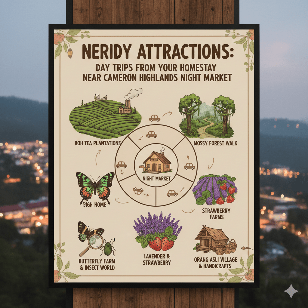 Nearby Attractions: Day Trips from Your Homestay Near Cameron Highlands Night Market