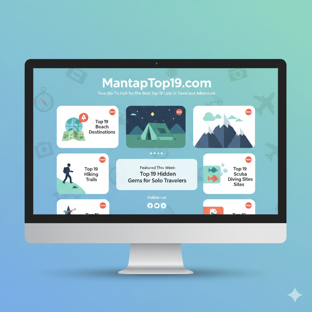 Mantap Top19.com: Your Go-To Hub for the Best Top 19 Lists in Travel and Adventure