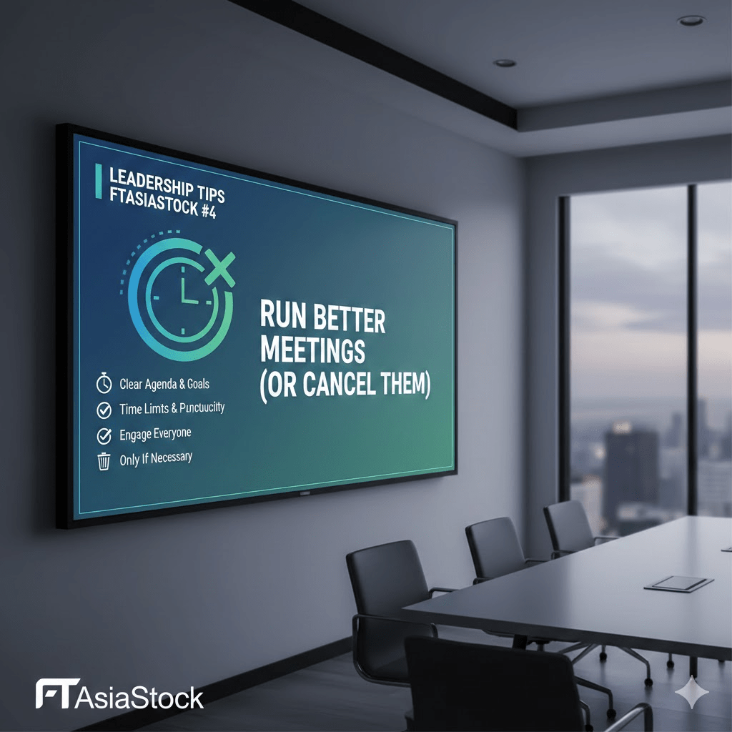 Leadership Tips FTAsiaStock #4: Run Better Meetings (or Cancel Them)