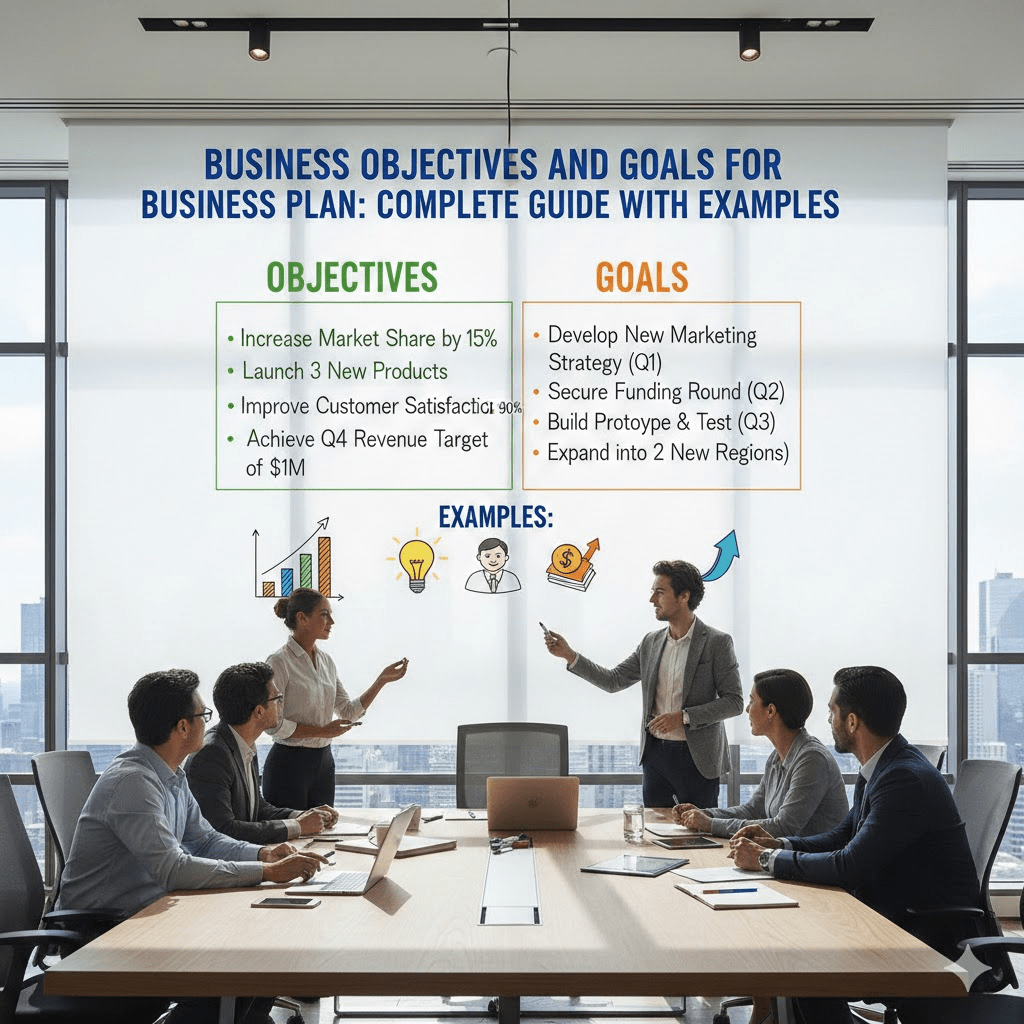 Business Objectives and Goals for Business Plan: Complete Guide with Examples