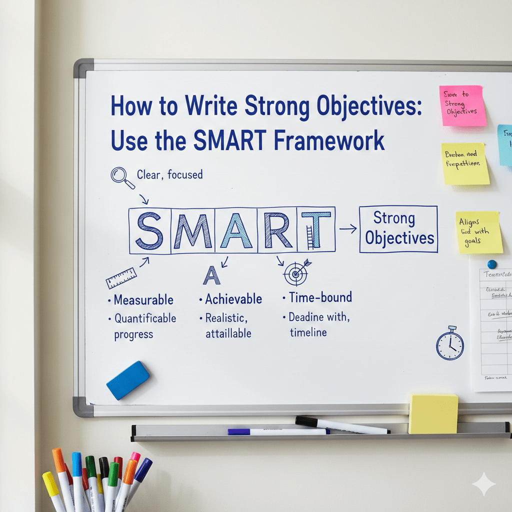 How to Write Strong Objectives: Use the SMART Framework
