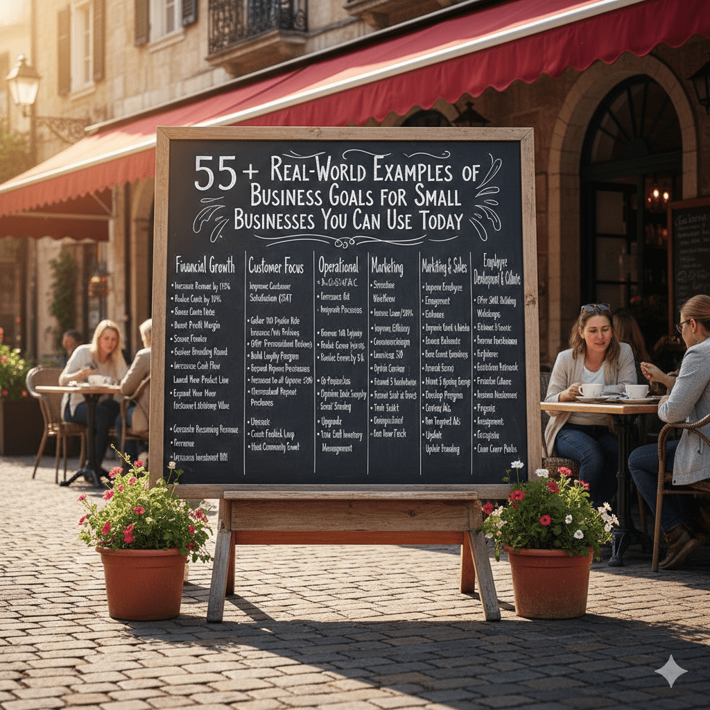 55+ Real-World Examples of Business Goals for Small Businesses You Can Use Today