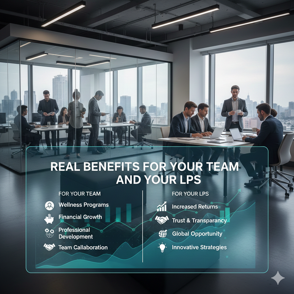 Real Benefits for Your Team and Your LPs
