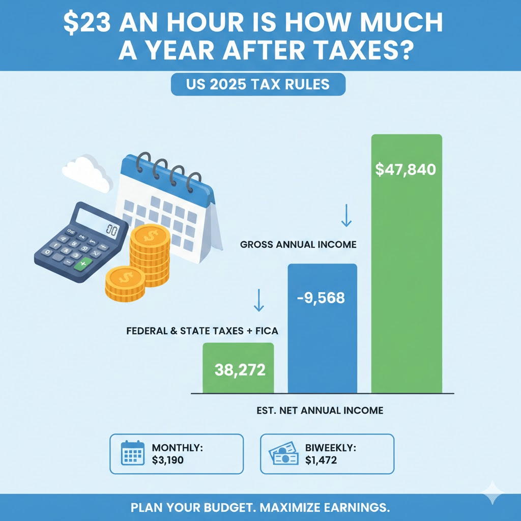 $23 an Hour Is How Much a Year After Taxes?
