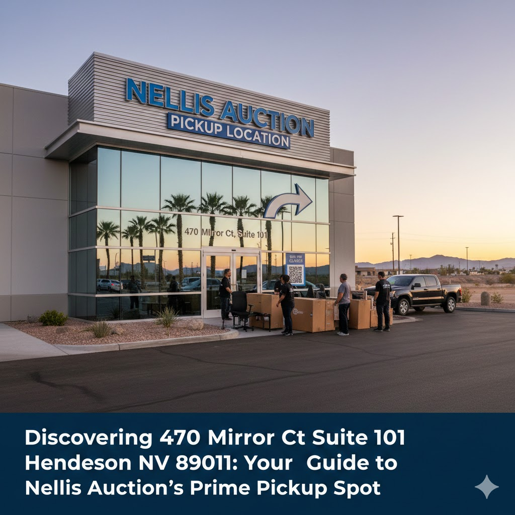 Discovering 470 Mirror Ct Suite 101 Henderson NV 89011: Your Guide to Nellis Auction's Prime Pickup Spot