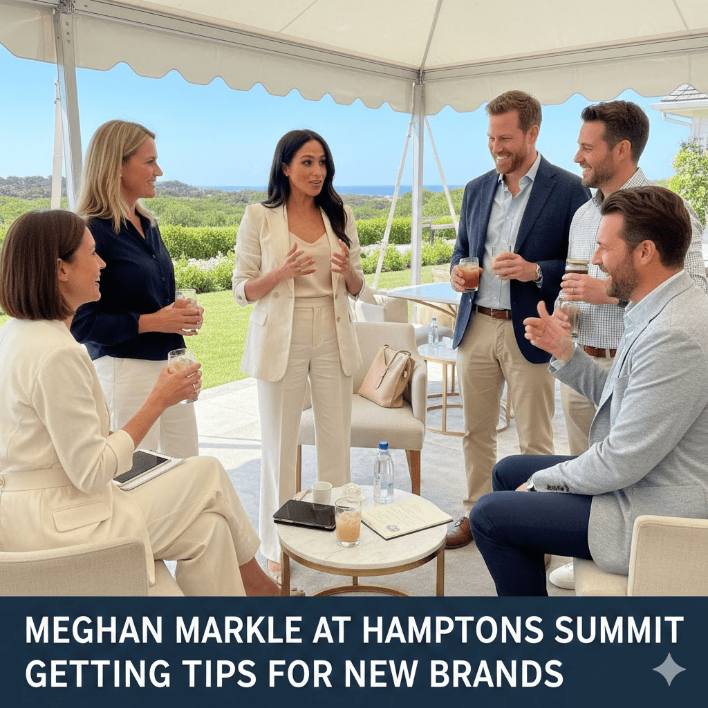 How Meghan Markle Mingled with Investors at an Hamptons Summit